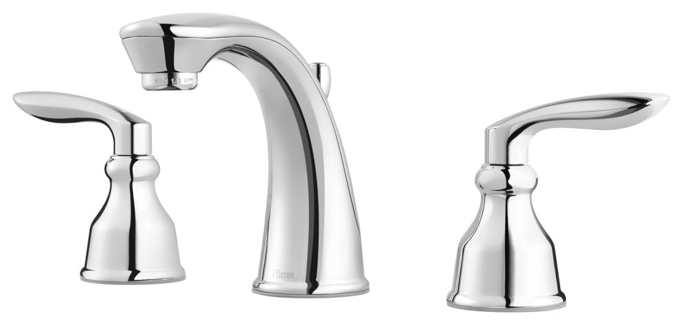Avalon 2-Handle 8" Widespread Bathroom Faucet, Polished Chrome