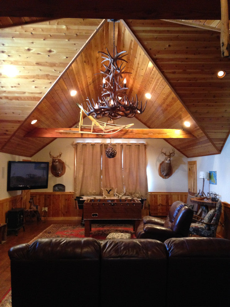 Reproduction Antler Whitetail Cascade Custom Chandelier Light, RL-26
