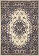 Home Dynamix Premium Sakarya Area Rug 7'8"x10'7", Border Porcelain