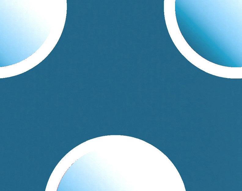 Dip Dye Dots Decorative Holiday Geometric Print Hand Towel, Teal