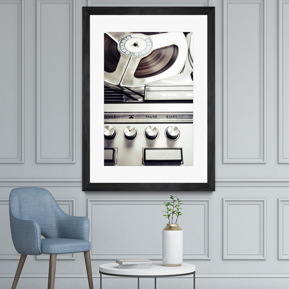 "Record" Matted and Framed, 52"x36"