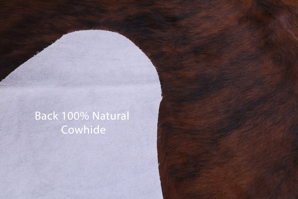 6' 7" X 6' 2" Natural Cowhide Rug C1952