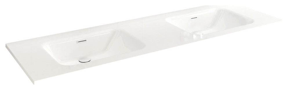 Element Collection Sink 48"x20", WETMAR BiO, Glossy White, 60x20