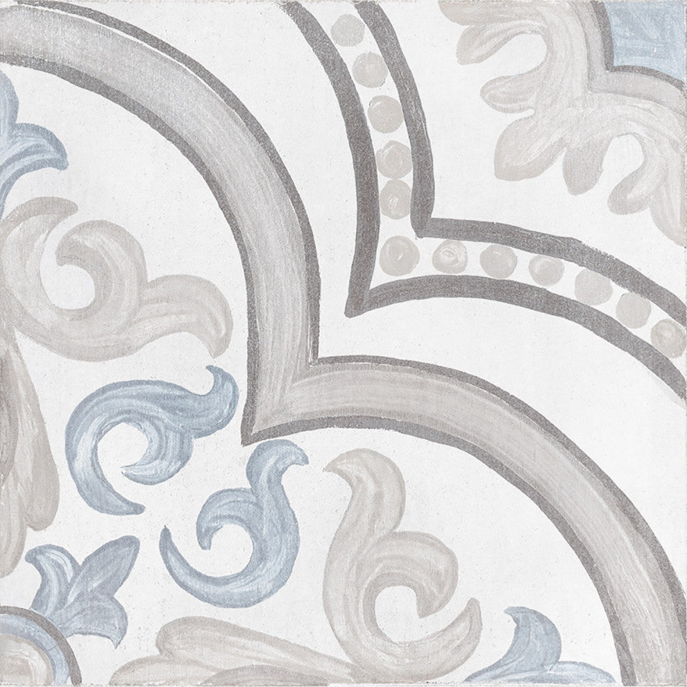 Libya Porcelain 8"x8" Floor and Wall Tile Square Design Matte, Sample