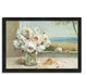 "Coastal Roses V.2" By Danhui Nai, Framed Painting Print, Ready To Hang
