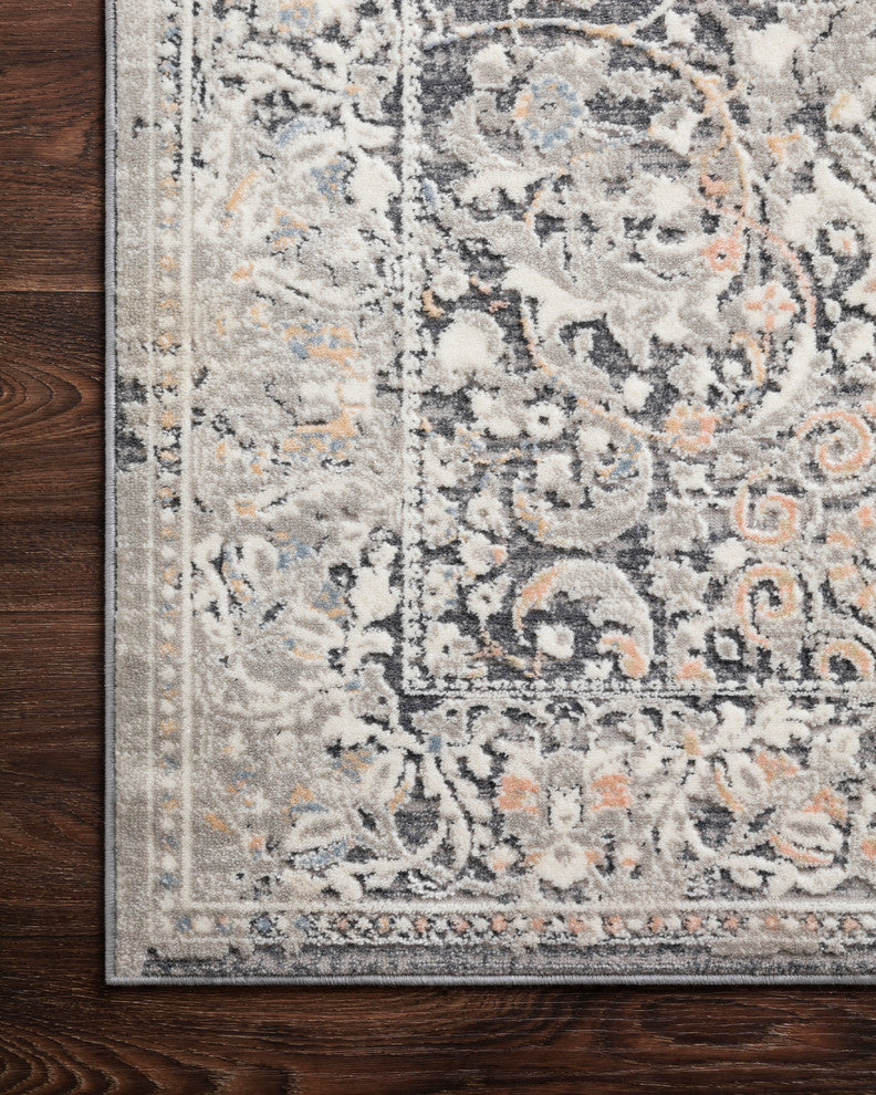 Lucia Rug, Gray and Mist, Gray/Mist, 2'8"x8'