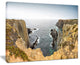 "Rocky Bay Portugal Panorama" Oversized Beach Canvas Artwork, 40"x30"