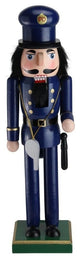 14" Decorative Wooden Christmas Nutcracker Police Officer