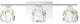 Quoizel RGA8603C Three Light Bath Fixture, Polished Chrome Finish