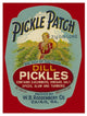 "Pickle Patch Dill Pickles" Digital Paper Print by Retrolabel, 14"x18"