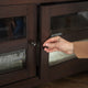 44" Wood Corner TV Stand, Espresso