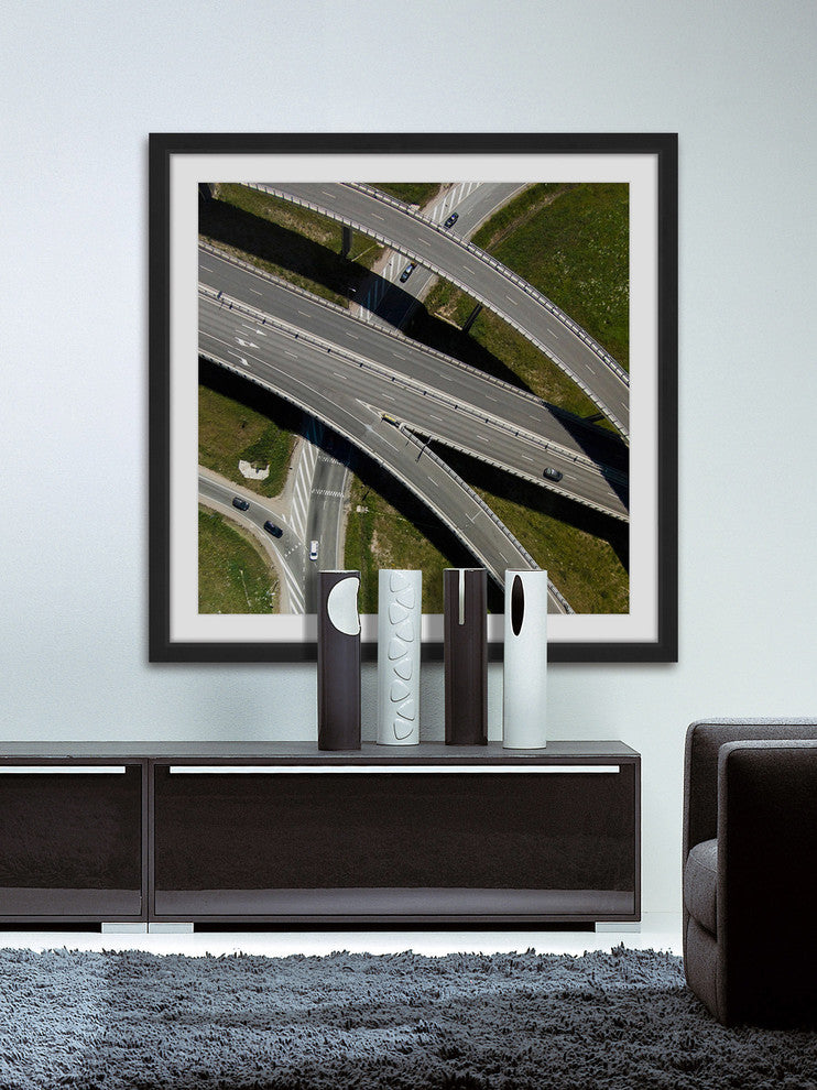 "Highways" Framed Print by Karolis Janulis