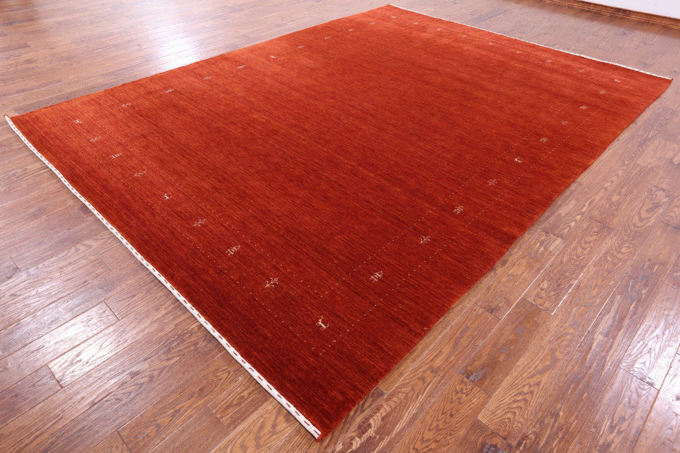 Persian Gabbeh Hand Knotted Rug 9' 0" X 12' 0" Q11379
