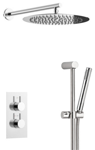 Trialo Shower Set With Built, Thermostatic Mixing Valve and Hand Held
