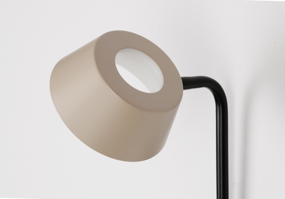 OLO Arm Wall Lamp, Black/Oatmeal