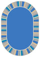 Off the Cuff, Light Blue, 5'4"x7'8" Oval
