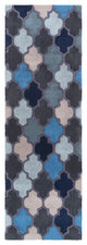 Surya Oasis OAS-1103 8' Round Rug, Dark Blue/Ink/Denim/Navy/Gray/Khaki/Pale Blue