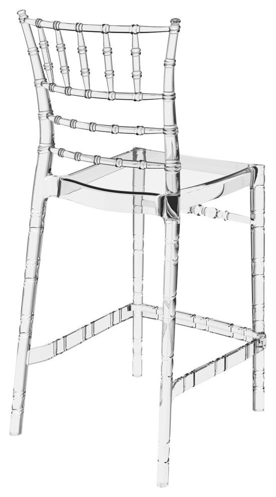 Compamia Elle Chiavari Counter Stools, Set of 2, Clear