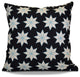 Decorative Holiday Pillow Geometric Print, Navy Blue, 20"x20"