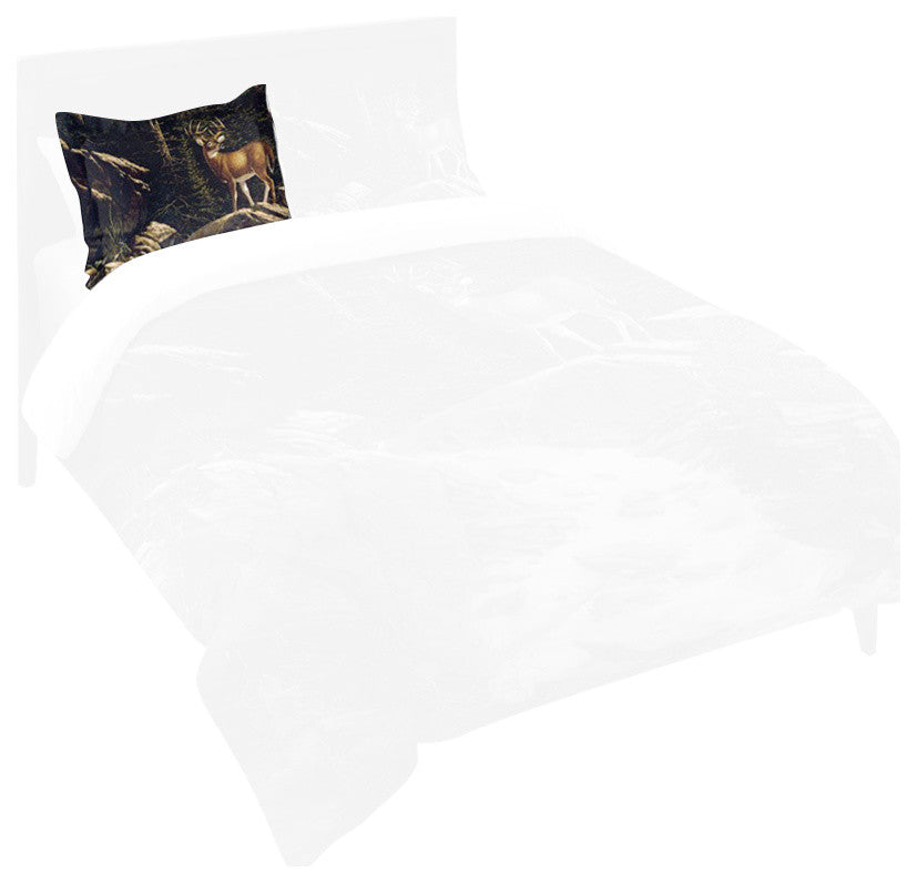 Laural Home Deer Above the Falls Duvet Sham