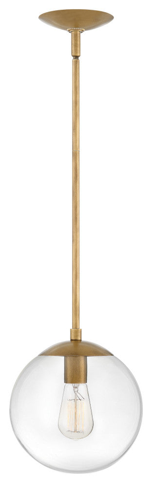 Hinkley Lighting 3747 Warby 1 Light 10"W Globe Pendant - Black