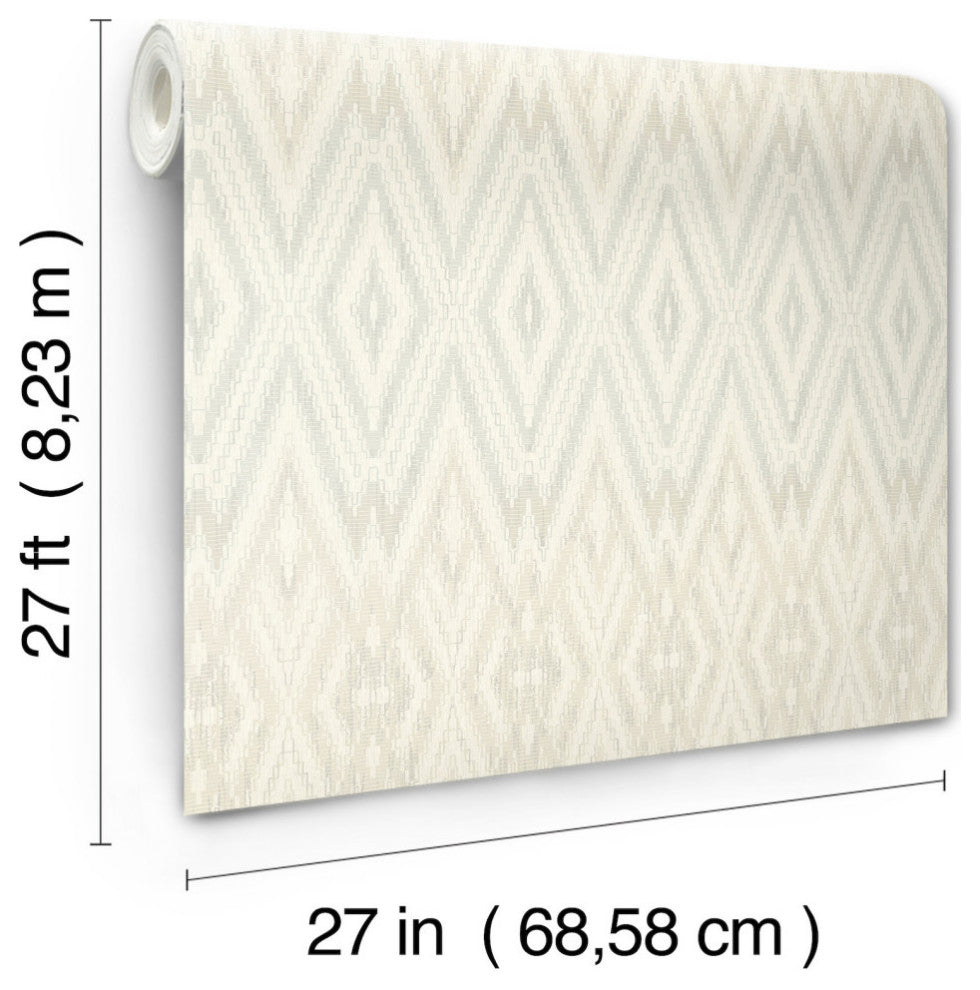 Light Neutral Diamond Marquise Wallpaper