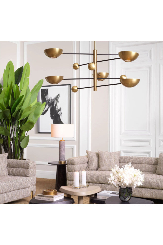 Antique Brass Bowls Chandelier | Eichholtz Salinas