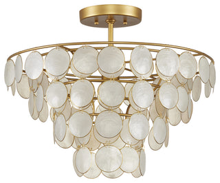 Bon Vivant Small Semi-Flush Mount