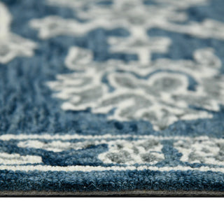 Romania Hope Area Rug, Navy, 2' x 3', Floral