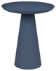 Modern Pedestal Side Table M | DF Ringar, Blue