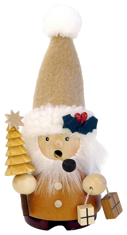 Christian Ulbricht Incense Burner- Santa With Tree (Natural)
