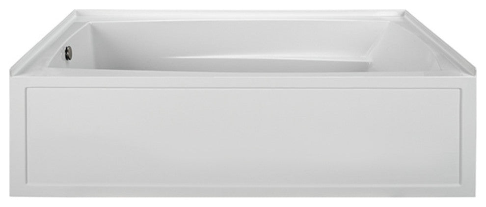 Integral Skirted Right-Hand Drain Soaking Bath White 72x42x20.75