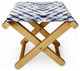 Little Arrow Design Co Shibori Tie Dye Folding Stool