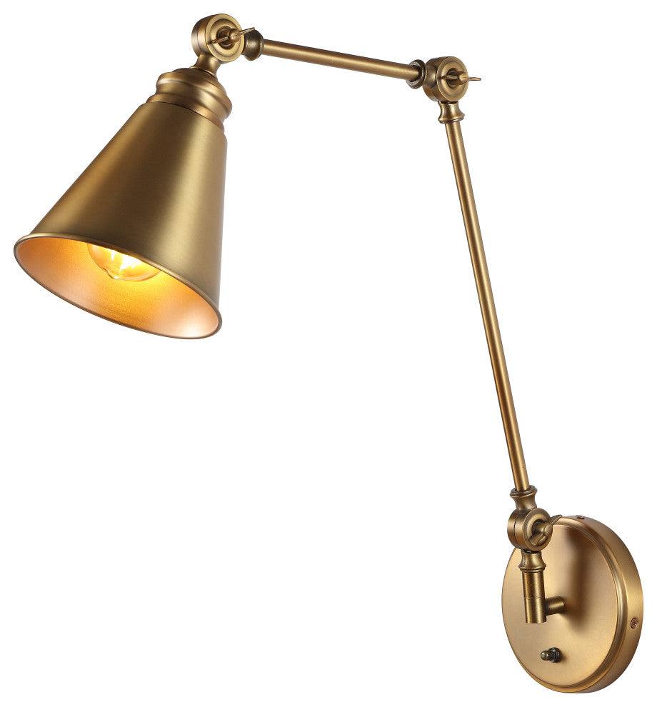 Safavieh Kensley Wall Sconce, Brass