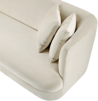 Alder Upholstered Chair, Cream, Velvet, Sofa
