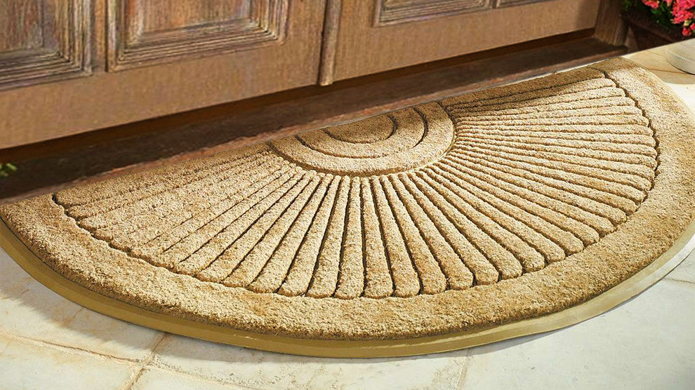 Sunburst Coir Doormat, Beige