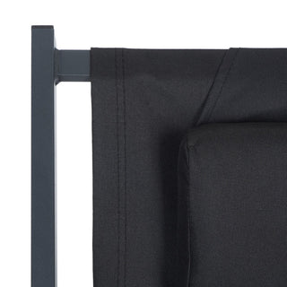 Safavieh Outdoor Camlin Set of 2 Sling Chairs Black