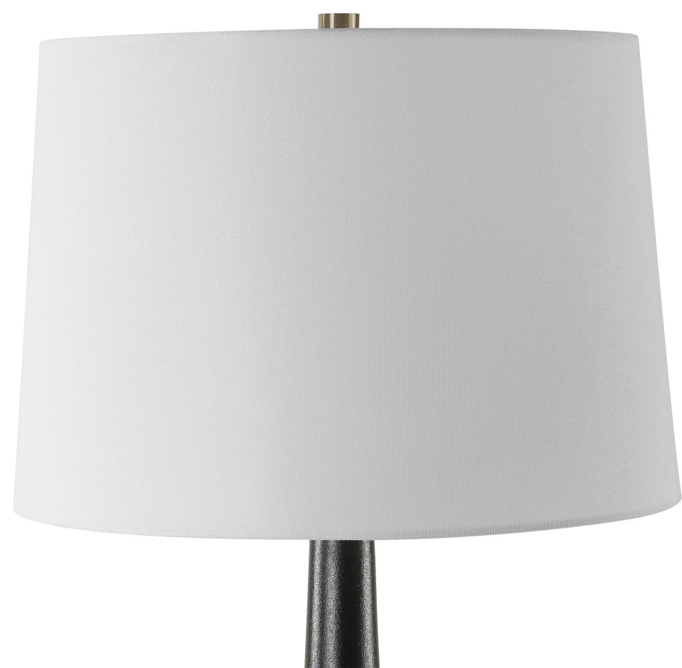 Uttermost Foster Black Glaze Table Lamp
