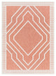 San diego SFG-2357 Burnt Orange Indoor/Outdoor 6'7" x 9' Rug