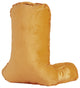 Fox Faux Fur Bedrest, Needs Assembly, Burnt Orange, 28"x30"x17"