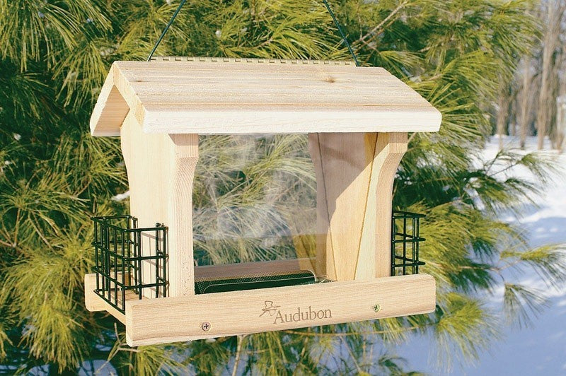 Woodlink Audubon Ranch Bird Feeder With Suet, Large, 5 lb