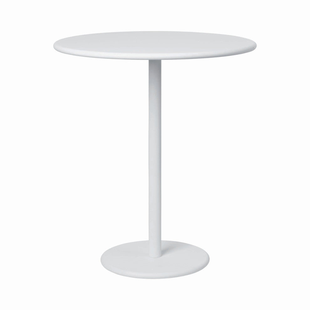 Stay Outdoor Aluminum Side Table, White