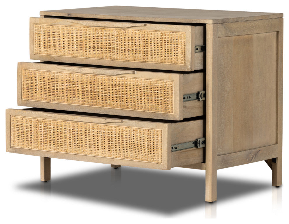 Sydney Large Nightstand-Natural Mango