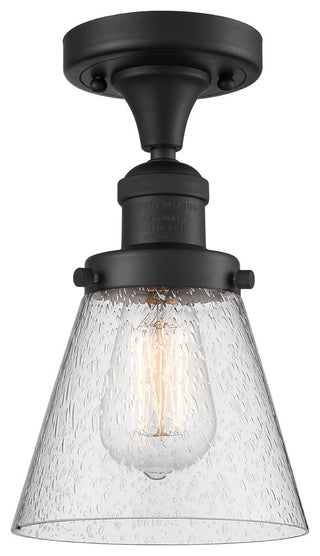 Innovations Lighting 517-1Ch-Bk-G64 1 Light Semi-Flush Mount