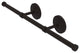 Que New Wall Mounted Horizontal Guest Towel Holder, Oil Rubbed Bronze