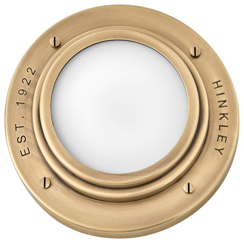 Hinkley Lighting 32704 Porte 7"W LED Flush Mount Bowl Ceiling - Black Oxide