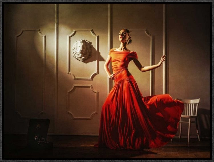 "Tango" Framed Canvas Giclee by Sergey Smirnov, 23x17"