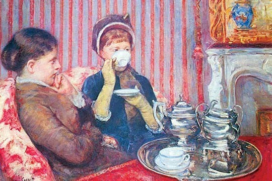 A Cup of Tea #2 - Gallery Wrapped Canvas Art 28" x 42"