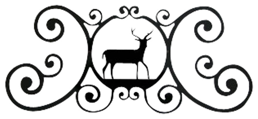 Deer Over Door Plaque