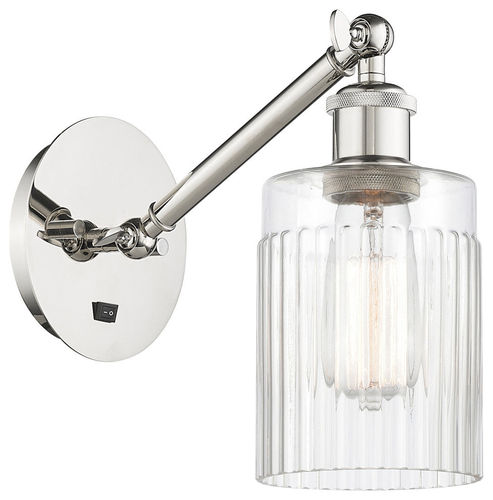 Innovations 317-1W-PN-G342-LED 1-Light Sconce, Polished Nickel